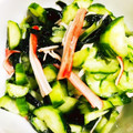 ミッキーこむぎ's cooksnap of when they made きゅうりとわかめの酢物.