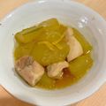 クックmsky's cooksnap of when they made きゅうり（加賀太きゅうり）と鶏肉の煮物.