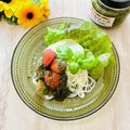 runa10's cooksnap of when they made バジルトマトそうめん.