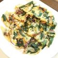 taji☆taji's cooksnap of when they made いかとニラのチヂミ.