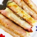kinniko's cooksnap of when they made 餃子の皮でハムとチーズのロール焼き.