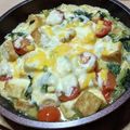 さちへ♪'s cooksnap of when they made 小松菜と厚揚げの味噌マヨチーズ焼き.