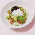 まあまま☆0403's cooksnap of when they made アボカド納豆うどん♪.