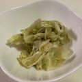 papikun's cooksnap of when they made おつまみ＆副菜に＊キャベツの簡単旨塩炒め.