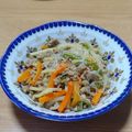 Avanti20's cooksnap of when they made 野菜とそぼろチャプチェ.
