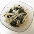 ★りんご娘★'s cooksnap of when they made もやしとわかめのナムル.