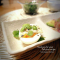 inyako's cooksnap of when they made 美味しいよ♫ゆで卵＋枝豆＋マヨ.