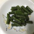 クックRCHX24☆'s cooksnap of when they made モロッコいんげんのごま和え.