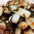 ななみん ママ★★'s cooksnap of when they made 長いもの塩こんぶバター焼き.