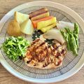 ばぢこ's cooksnap of when they made 疲労回復に！ポークステーキの温野菜サラダ.