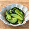mikko6's cooksnap of when they made 切ってもむだけ♪簡単キュウリのからし漬け.
