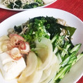 ☆☆あっきん☆☆'s cooksnap of when they made わかめと豆腐の冷たい蕎麦.