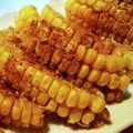 んーまっ's cooksnap of when they made とうもろこし揚げ♡お弁当に.