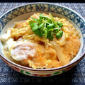 お料理ニャロメ's cooksnap of when they made 簡単！チキンカツの玉子とじ.