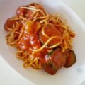 やしゅう's cooksnap of when they made ズッキーニとシーフードのトマトパスタ★★.