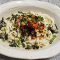 Ulus's cooksnap of when they made 韓国風＊豆乳とキムチの冷やしうどん♪.