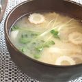 クリーピングタイム☆'s cooksnap of when they made ちくわと豆腐とかいわれのお味噌汁.