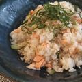 クリーピングタイム☆'s cooksnap of when they made ✾焼き鮭と野菜のサラダ感覚の混ぜ寿司✾.