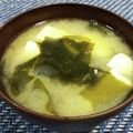 ☆のん☆☆'s cooksnap of when they made ☆ワカメと豆腐の味噌汁☆.
