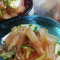 まぁ907's cooksnap of when they made ヤミツキだれの搾菜と豆腐和え.