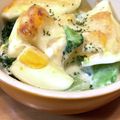 もんちゃんキノコ's cooksnap of when they made 簡単！新じゃがとゆで卵のマヨグラタン.
