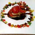 ぽんなママ's cooksnap of when they made 万鯛のミルフィーユ、バルサミコソースがけ.