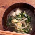 kozママ's cooksnap of when they made サッと簡単！豆苗と豆腐の具沢山スープ.
