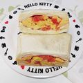 めいめい☆☆☆'s cooksnap of when they made ♡卵トマト炒めのサンドイッチ~粒マスで♡.