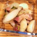 ソラ１４'s cooksnap of when they made かぶ&エリンギ&ベーコンの炒め物.