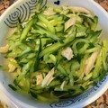 まーちゃんとみーくん's cooksnap of when they made 蒸し鶏ときゅうりの中華サラダ.