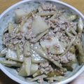 55才のおじさん's cooksnap of when they made ごぼう入り、ひき肉と大根の煮物.