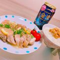 Rina☻'s cooksnap of when they made 旨塩ダレの★塩レモンチキンステーキ★.