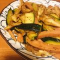 maasa's cooksnap of when they made ☺ズッキーニと魚肉ソーセージの炒め物☺.