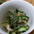ソラねこ22's cooksnap of when they made コラーゲン！豚の脂身ときゅうりの和え物.