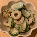 クックNMZI0F☆'s cooksnap of when they made 簡単！きゅうりとちくわのごまぽんサラダ♪.