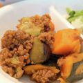 もかぶる's cooksnap of when they made 超時短！かぼちゃとひき肉煮込み.