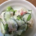 みずの花's cooksnap of when they made サッパ簡単！きゅうりとホタテのマヨサラダ.