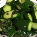 ネギがお好き's cooksnap of when they made きゅうりと大葉の漬物.