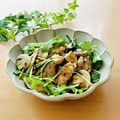 runa10's cooksnap of when they made 鶏肉と水菜のバター醤油炒め(*^^)v.