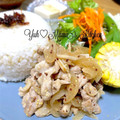 YUH♡ママ's cooksnap of when they made 豚こま切れ肉と新玉ねぎの粒マスタード炒め.