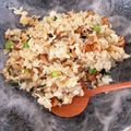 kozママ's cooksnap of when they made シラスと納豆と小松菜のチャーハン.