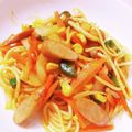 のり子のおかず♪'s cooksnap of when they made 簡単！我が家のナポリタン.