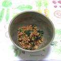 おはなすき's cooksnap of when they made ほうれん草の納豆キムチ和え.