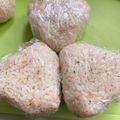 おゆーv0w0v's cooksnap of when they made 主人も吠えたツナ・マヨ・青海苔のおにぎり.