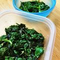 エビビンバ's cooksnap of when they made ケールのナムルとおひたし.