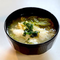 かっちゃん杉's cooksnap of when they made 寒い時♡とろろ芋と白菜のかき玉味噌汁.