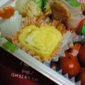 なみぃご's cooksnap of when they made 簡単♡お弁当にハートの玉子焼き♡.