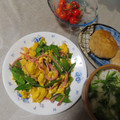 よちりん's cooksnap of when they made 簡単美味♡絹さやとハムとたまごの炒め物.