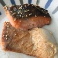 amileamila's cooksnap of when they made 銀鮭のごま照り焼き.