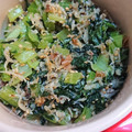 twママ's cooksnap of when they made ご飯がすすむ！小松菜としらすの甘辛炒め.